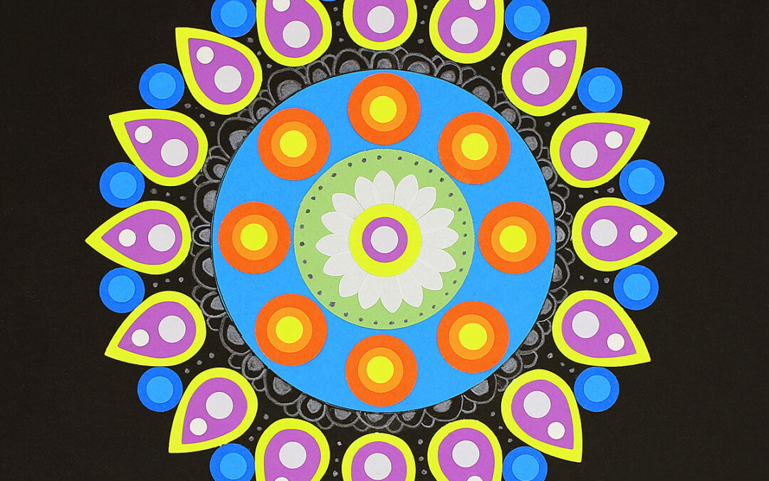 Rangoli Pattern Collage