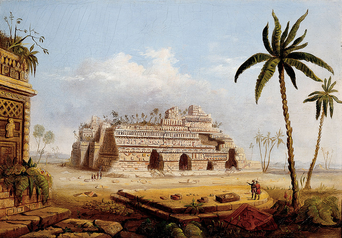 The featured artwork for this lesson is Robert S. Duncanson's Mayan Ruins, Yucatán, painted in 1848