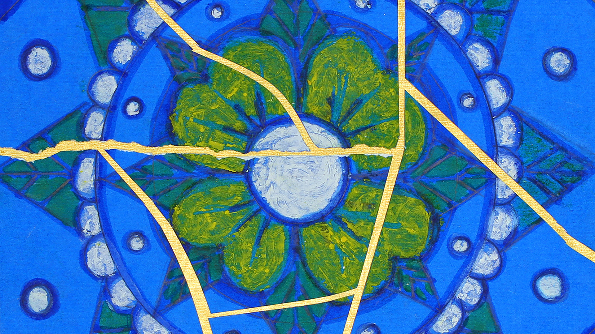 Pictured is an example of the collage you can make with this month's ARTventures lesson.